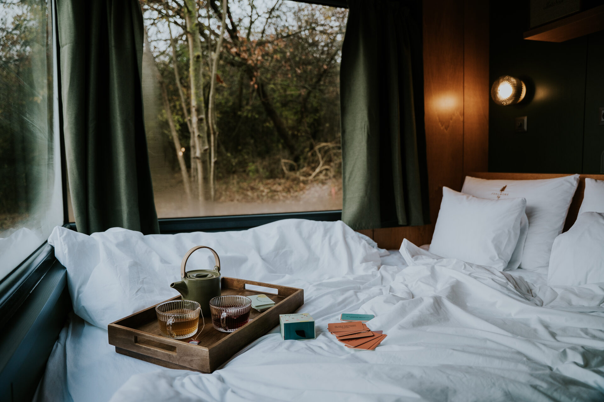 Reggeli tea a természet közepén